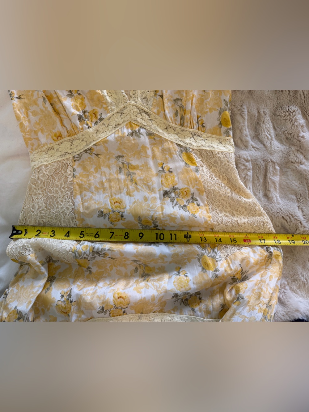 LoveShackFancy Tink Dress in Lemon Daydream floral print sz. 8 - Picture 12 of 13